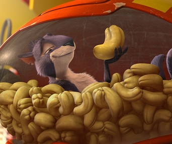 Une scène du film The Nut Job