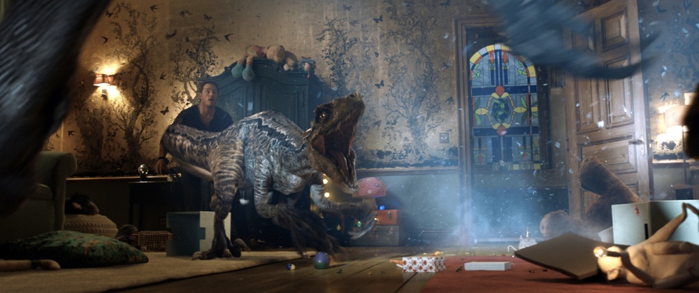 Une scène du film Jurassic World: Fallen Kingdom