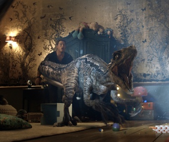 Une scène du film Jurassic World: Fallen Kingdom