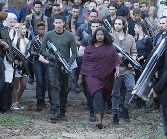 Une scène du film The Divergent Series: Allegiant