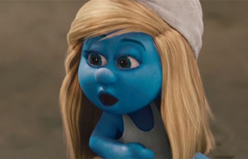 Une scène du film Les Schtroumpfs