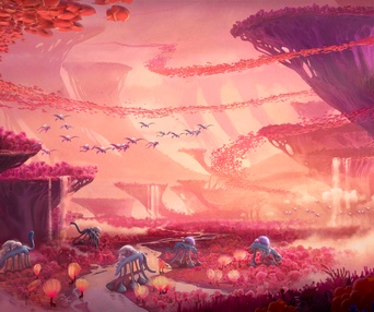 Une scène du film Strange World