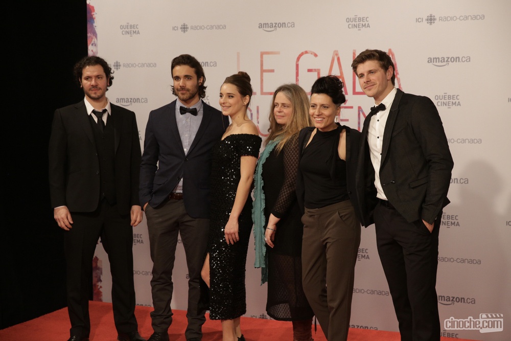 Sur le tapis rouge de Gala du cinéma Québécois