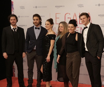 Sur le tapis rouge de Gala du cinéma Québécois