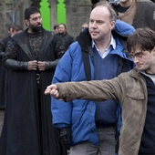 Sur le plateau du film <em>Harry Potter and the Deathly Hallows: Part 2</em>