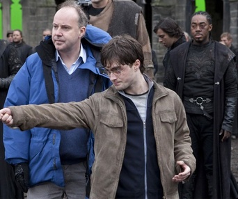 Sur le plateau du film Harry Potter and the Deathly Hallows: Part 2