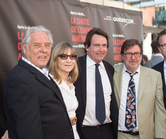 Tapis rouge du film La chute de l'empire américain