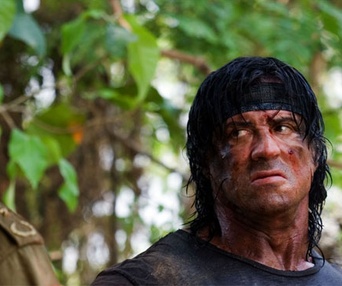 Scène du film Rambo