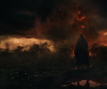 Une scène du film Tolkien