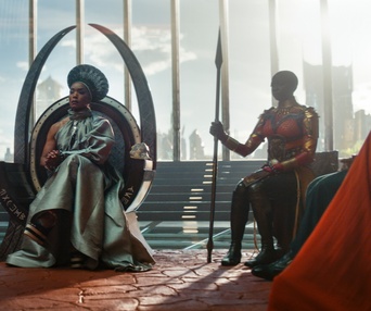 Une scène du film Black Panther: Wakanda Forever