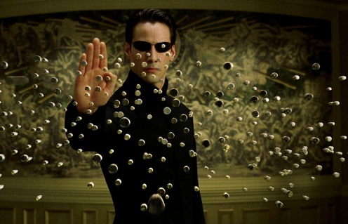 Une scène du film The Matrix