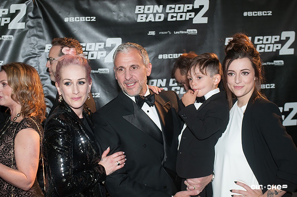 Sur le tapis rouge du film Bon Cop Bad Cop 2