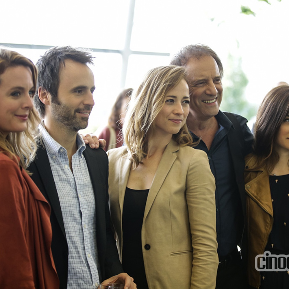Sur le plateau du film De père en flic 2