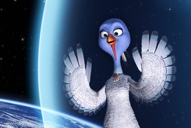 Une scène du film Free Birds Une scène du film Free Birds