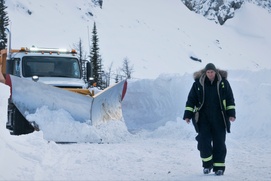 Une scène du film Cold Pursuit