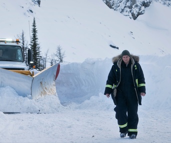 Une scène du film Cold Pursuit