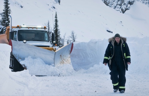 Une scène du film Cold Pursuit