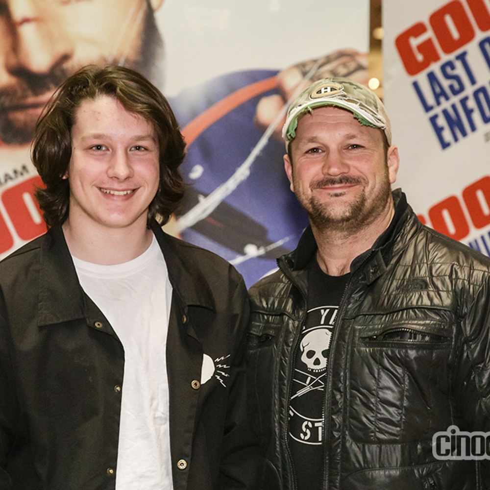 Sur le tapis rouge du film Goon: Last of the Enforcers