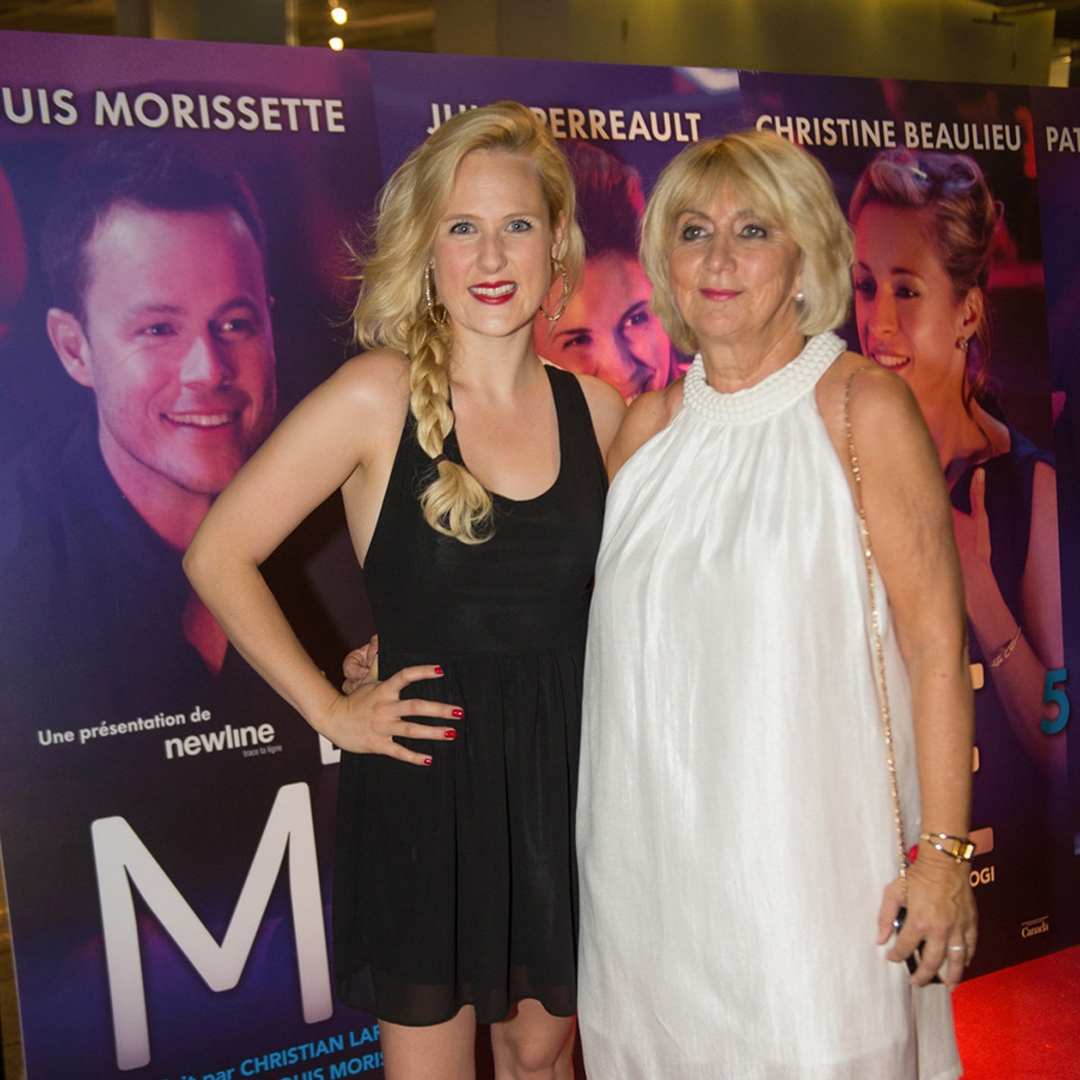 Sur le tapis rouge du film Le mirage