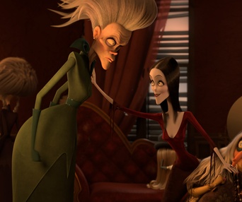 Une scène du film The Addams Family