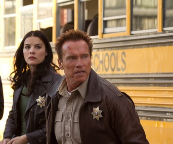 Une scène du film The Last Stand