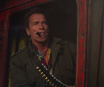 Une scène du film The Expendables 2