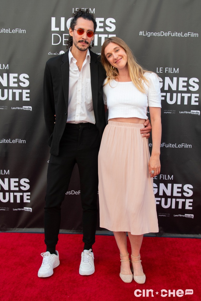 Sur le tapis rouge du film Lignes de fuite