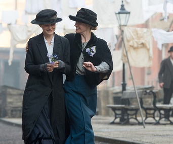 Une scène du film Suffragette