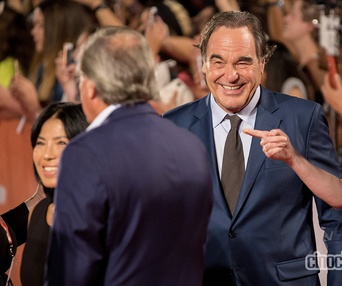 Sur le tapis rouge du film Snowden
