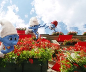 Une scène du film The Smurfs 2