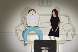 Une scène du film Adam change lentement