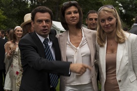 Une scène du film La conquête