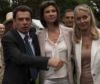 Une scène du film La conquête
