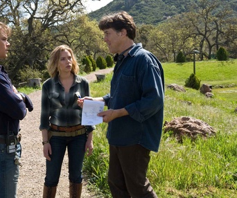 Sur le plateau du film We Bought a Zoo