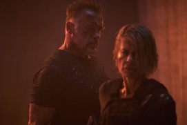 Une scène du film Terminator: Dark Fate