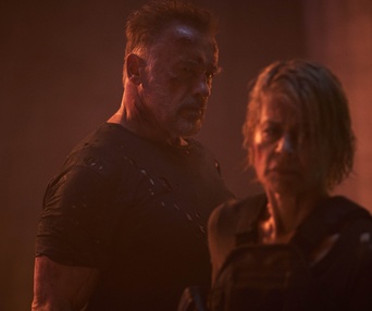 Une scène du film Terminator: Dark Fate