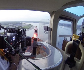 Sur le plateau du film Left Behind