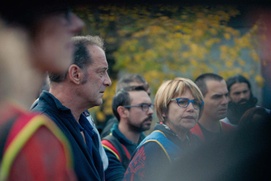 Une scène du film En guerre