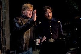 Sur le plateau du film The Conspirator Sur le plateau du film The Conspirator