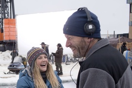 Sur le plateau du film Big Miracle