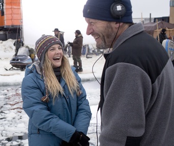 Sur le plateau du film Big Miracle