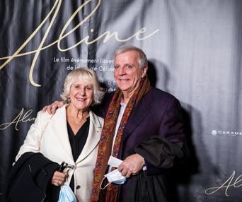 Tapis rouge du film Aline