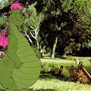 Une scène du film Pete's Dragon