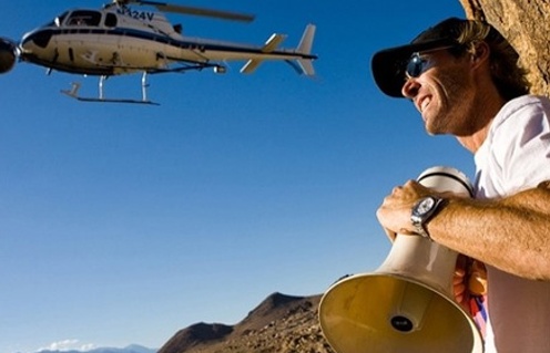 Michael Bay sur le plateau de Transformers: Revenge of the Fallen