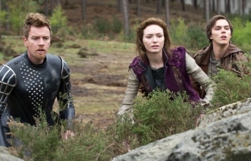 Ewan McGregor, Nicholas Hoult et Eleanor Tomlinson dans Jack the Giant Slayer