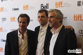 Sur le tapis rouge du film Gravity Sur le tapis rouge du film Gravity