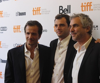 Sur le tapis rouge du film Gravity