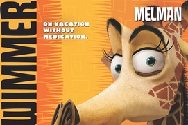 Affiche américaine du film Madagascar