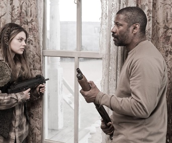 Denzel Washington et Mila Kunis dans le film The Book of Eli