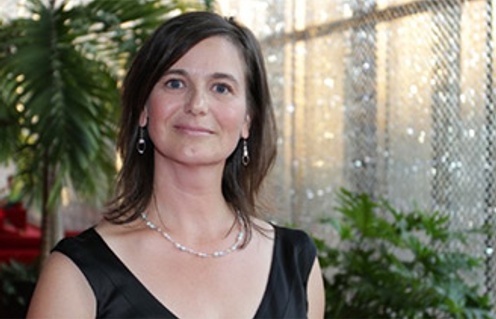 Julie Hivon sur le tapis rouge de Tromper le silence
